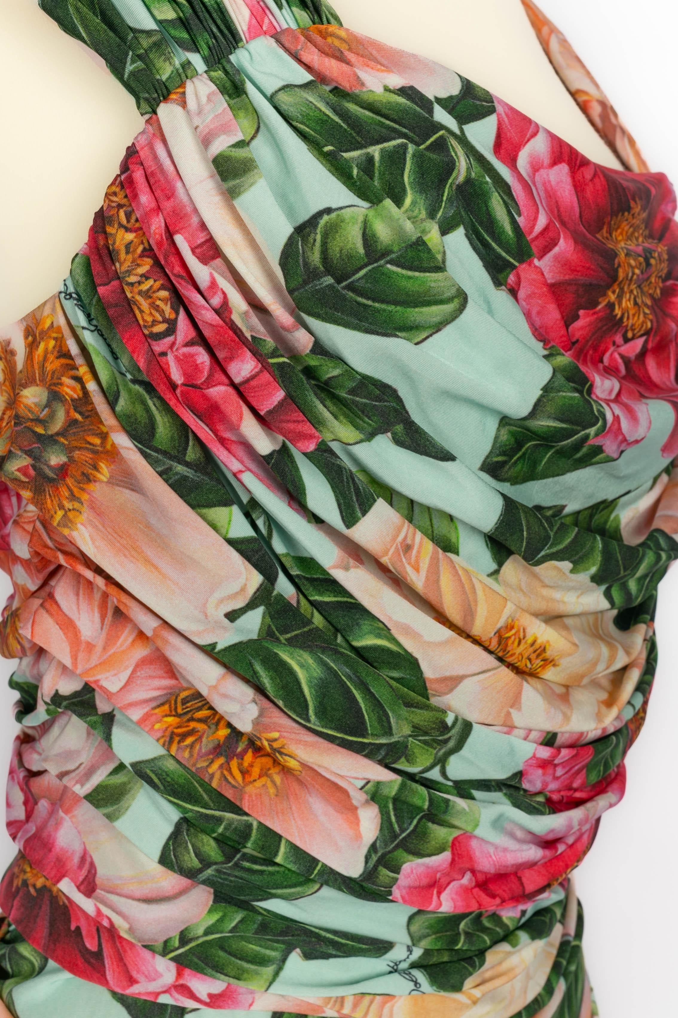 Robe à fleurs Dolce & Gabbana en vente 4