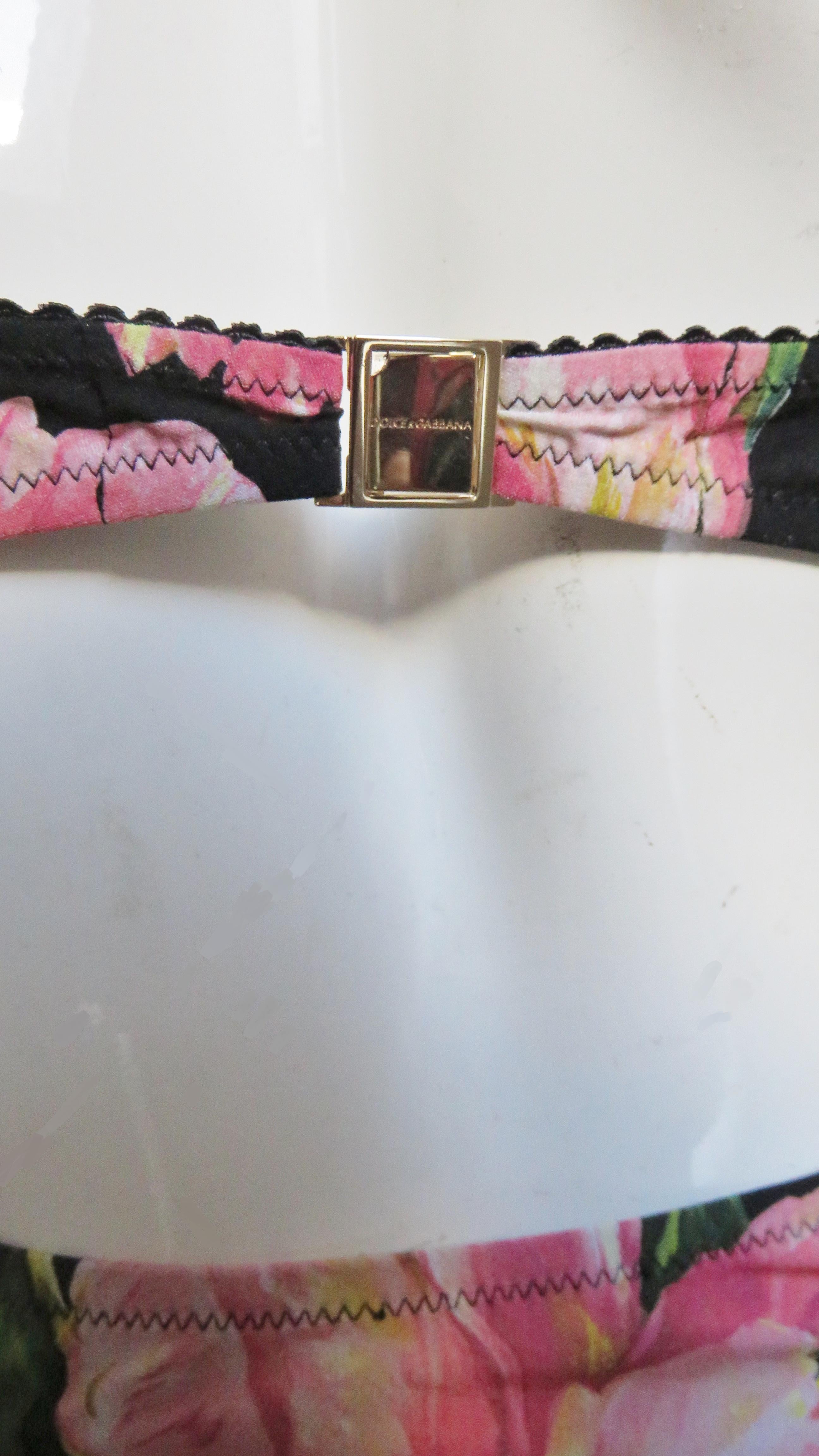 Dolce & Gabbana Flower Pattern Swimsuit 8