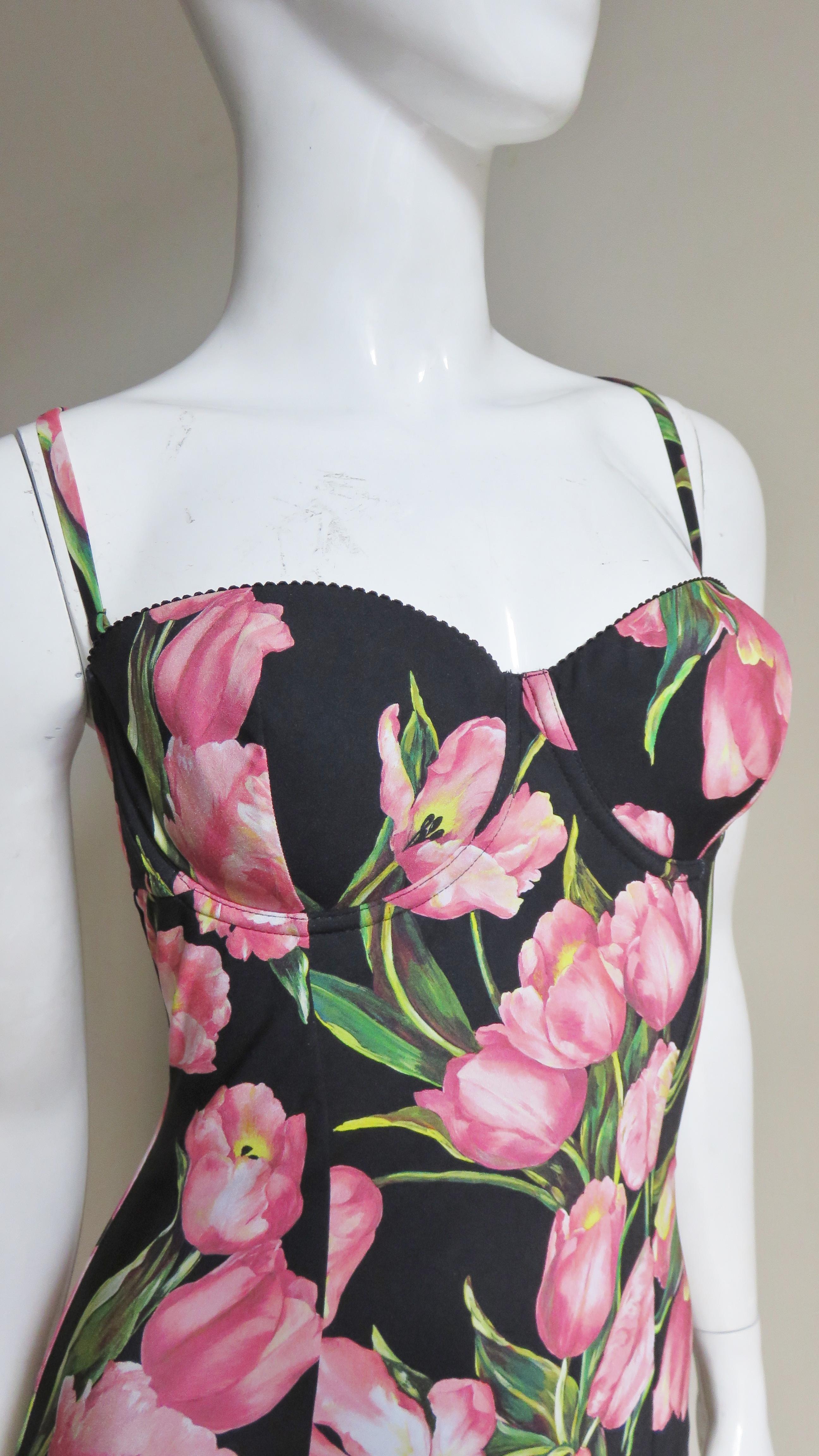 Dolce & Gabbana Flower Pattern Swimsuit 1