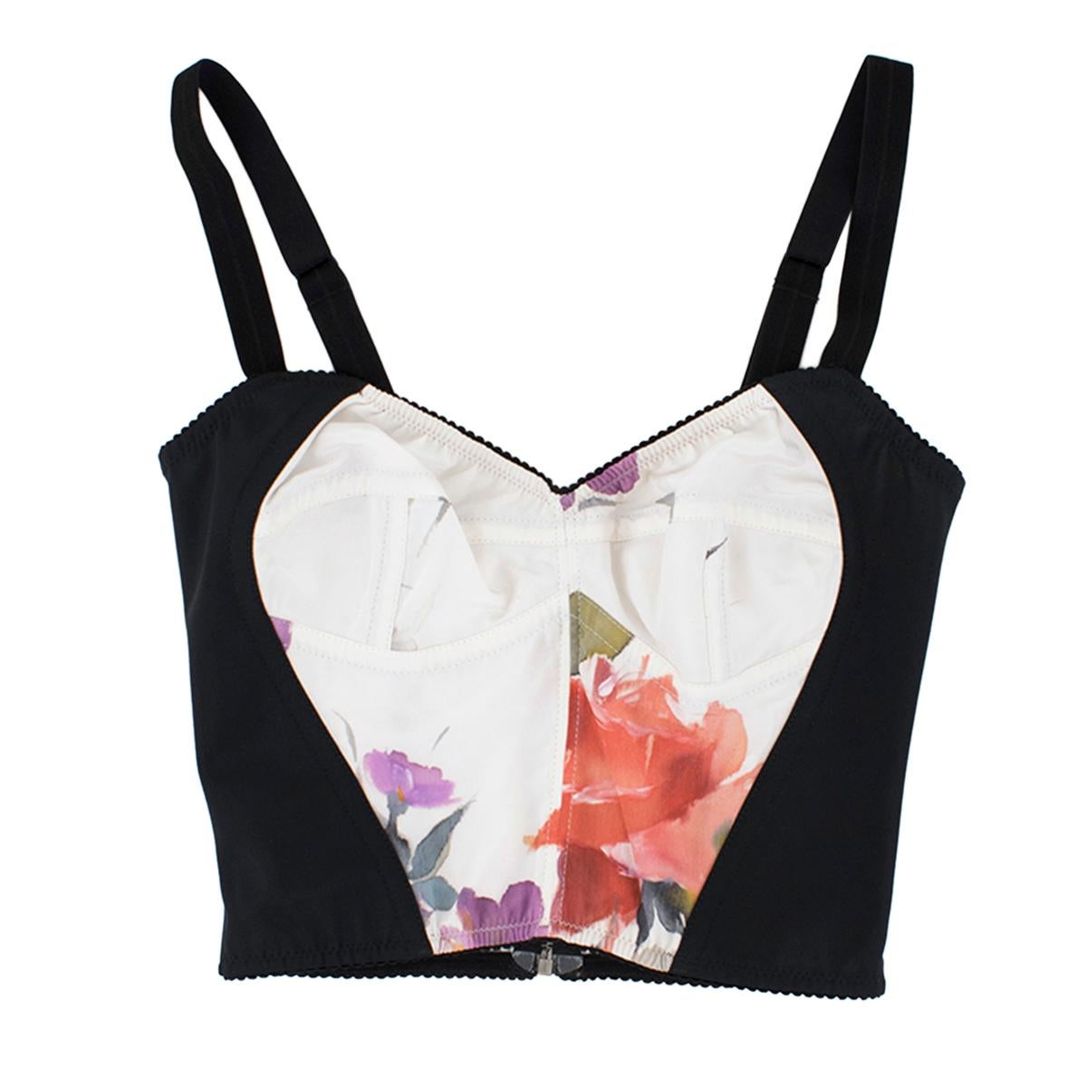 flower bustier top