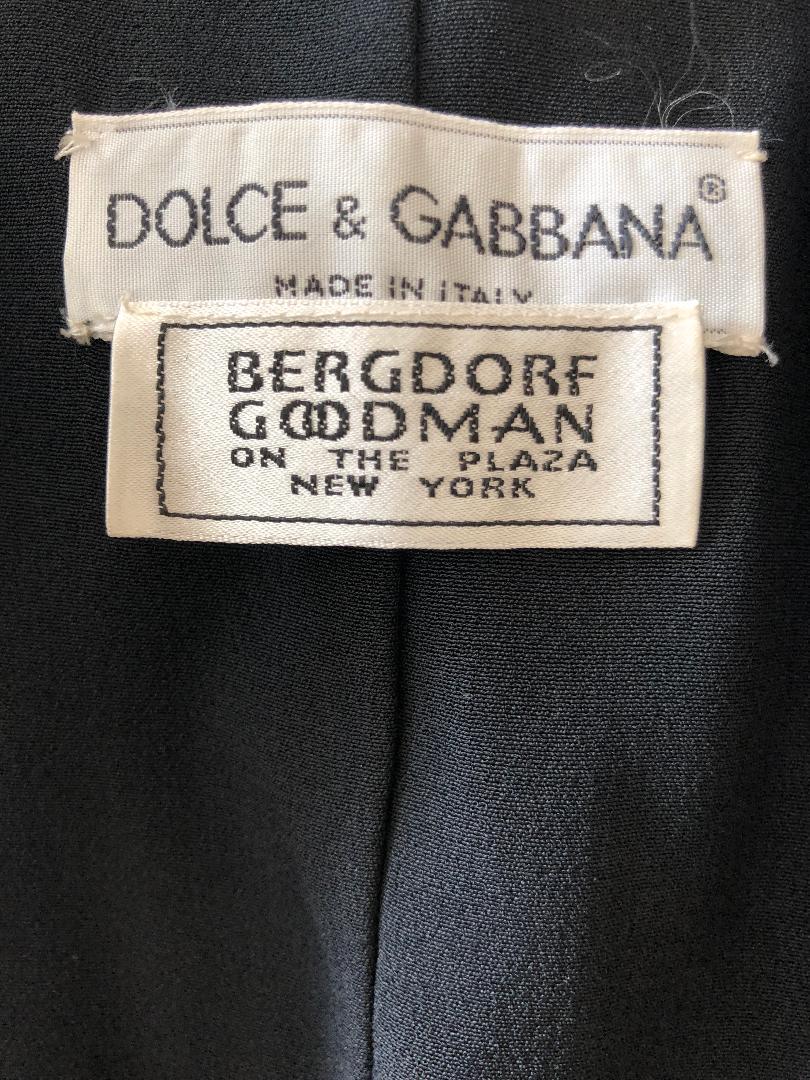  Dolce & Gabbana for Bergdorf Goodman 1980's Embellished Beaded Vest For Sale 1