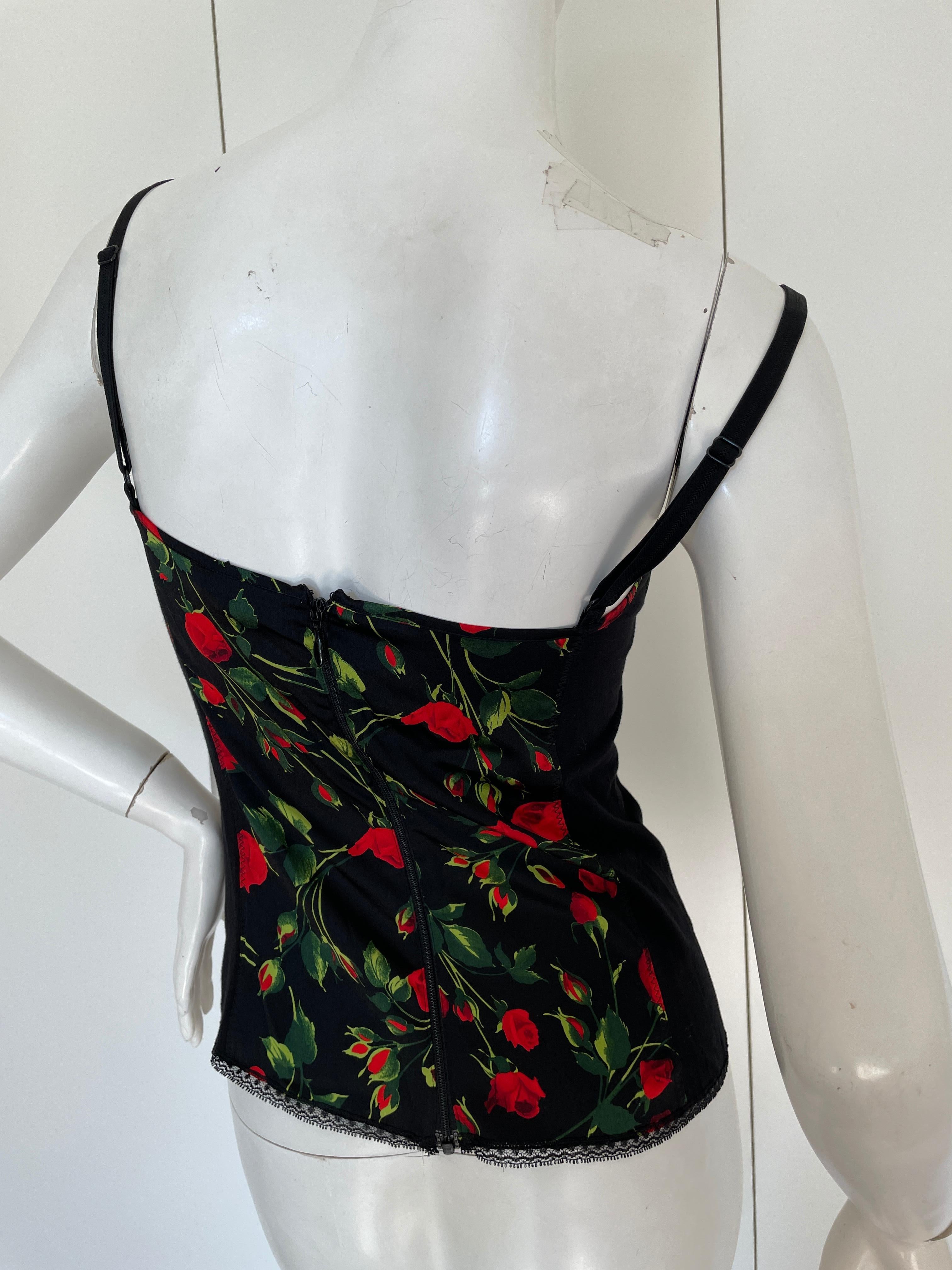 Dolce & Gabbana für D&G Vintage Leinenkorsett-Oberteil 3
