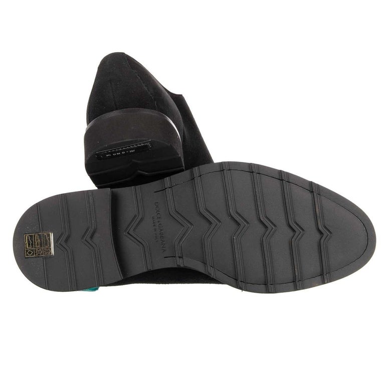 Dolce & Gabbana Black Leather Derby Dress Formal Shoes