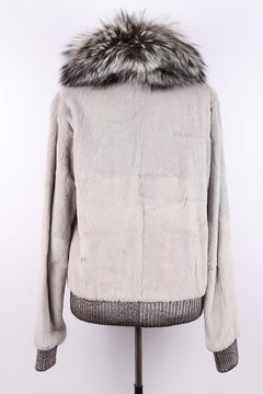 Dolce & Gabbana fox and weasel fur jacket/coat