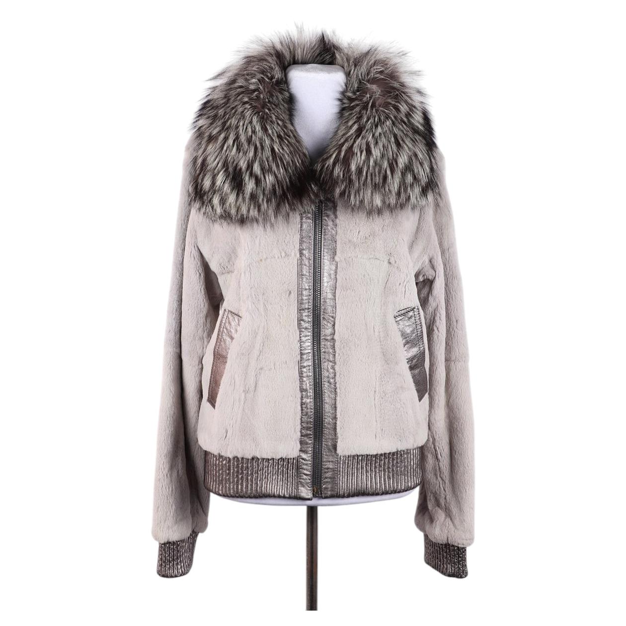 Dolce & Gabbana fox and weasel fur jacket/coat
