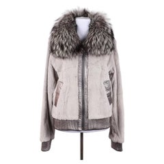 Dolce & Gabbana fox and weasel fur jacket/coat