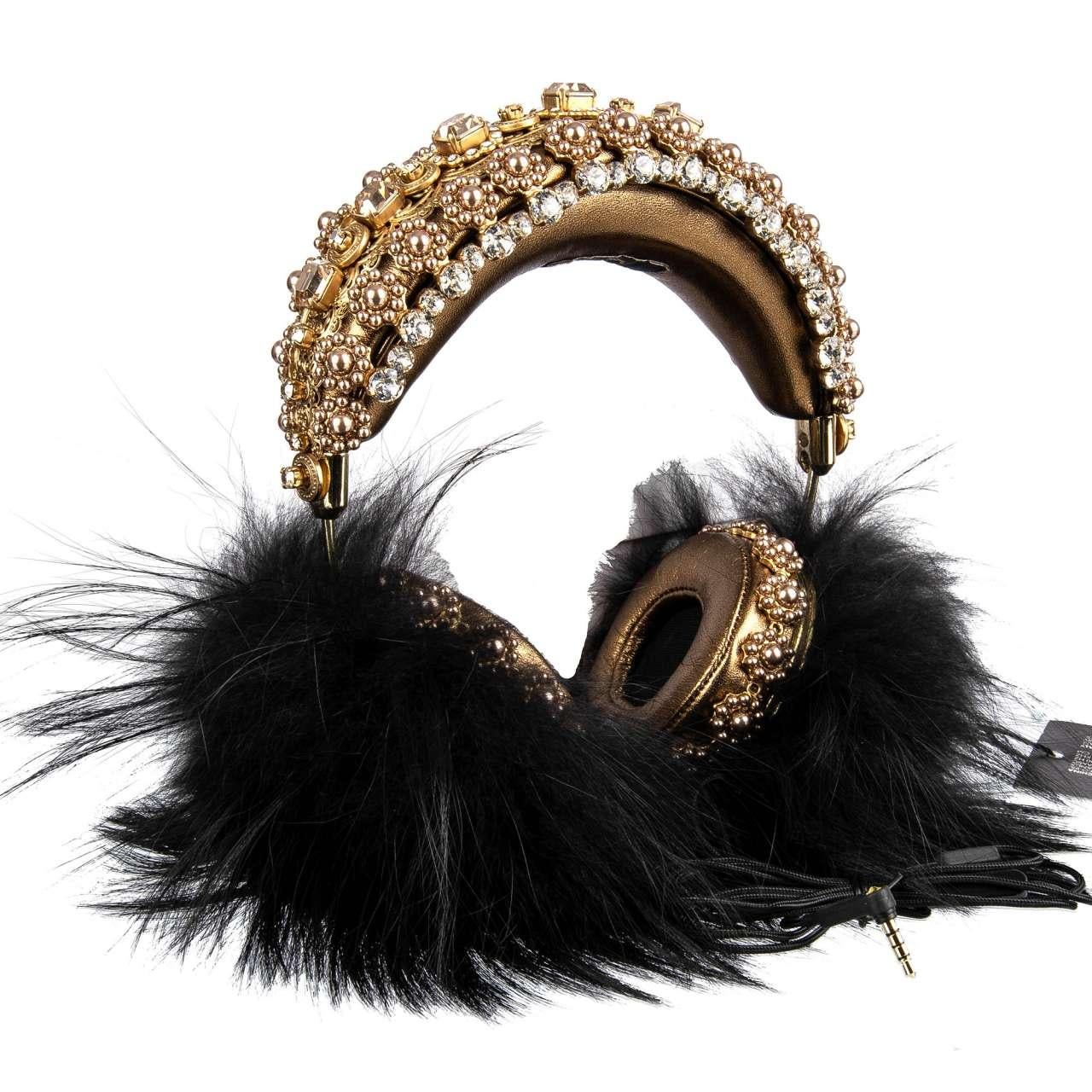 dolce and gabbana crown headphones