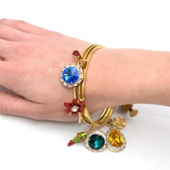 Dolce & Gabbana fruit-charm stacked bangle