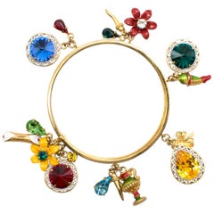 Dolce & Gabbana fruit-charm stacked bangle