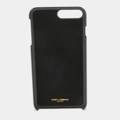 Dolce Gabbana Fruit Print Leather Crystal Embellished iPhone 7 Plus Case