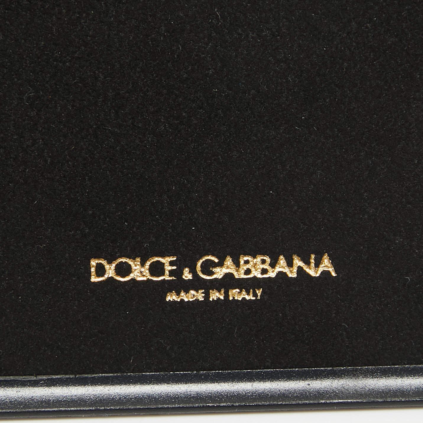 Donna Dolce & Gabbana Custodia per iPhone 7 Plus in pelle con stampa di frutta e impreziosita con cristalli in vendita