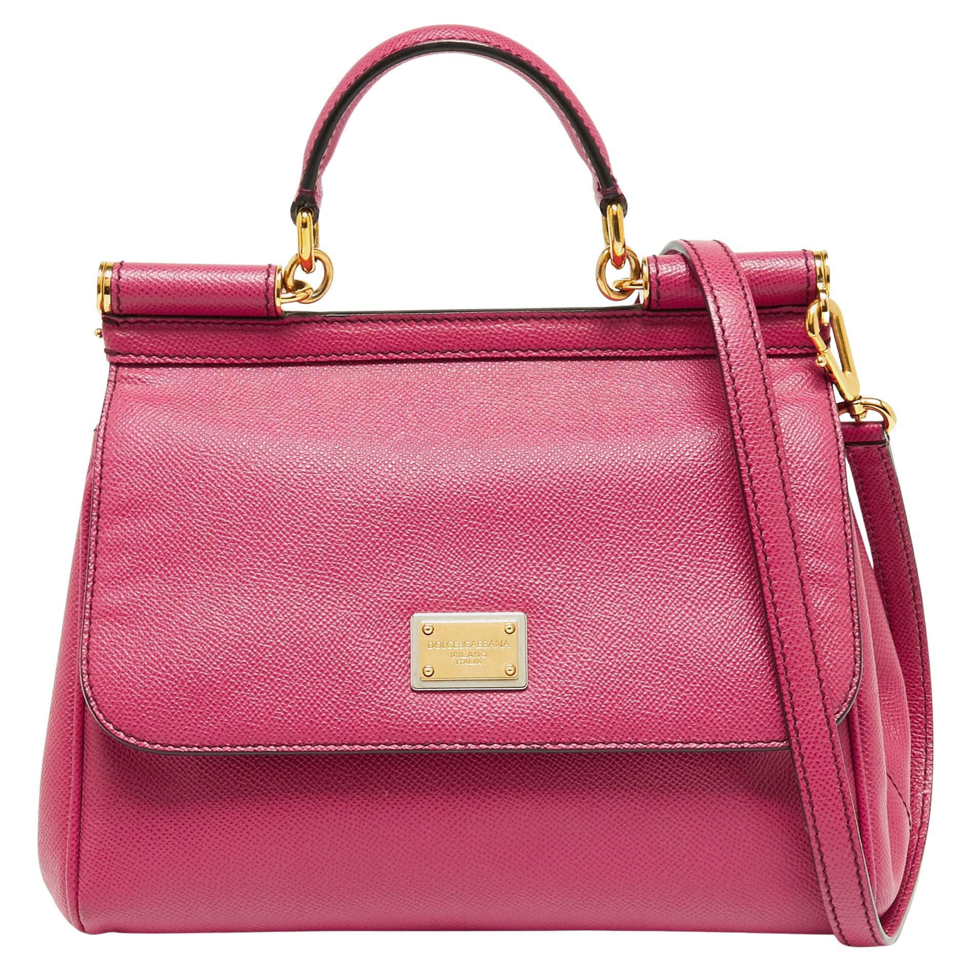 D&G□極上 SICILY LARGE トップ バッグ - cert.vohrawoundcare.com