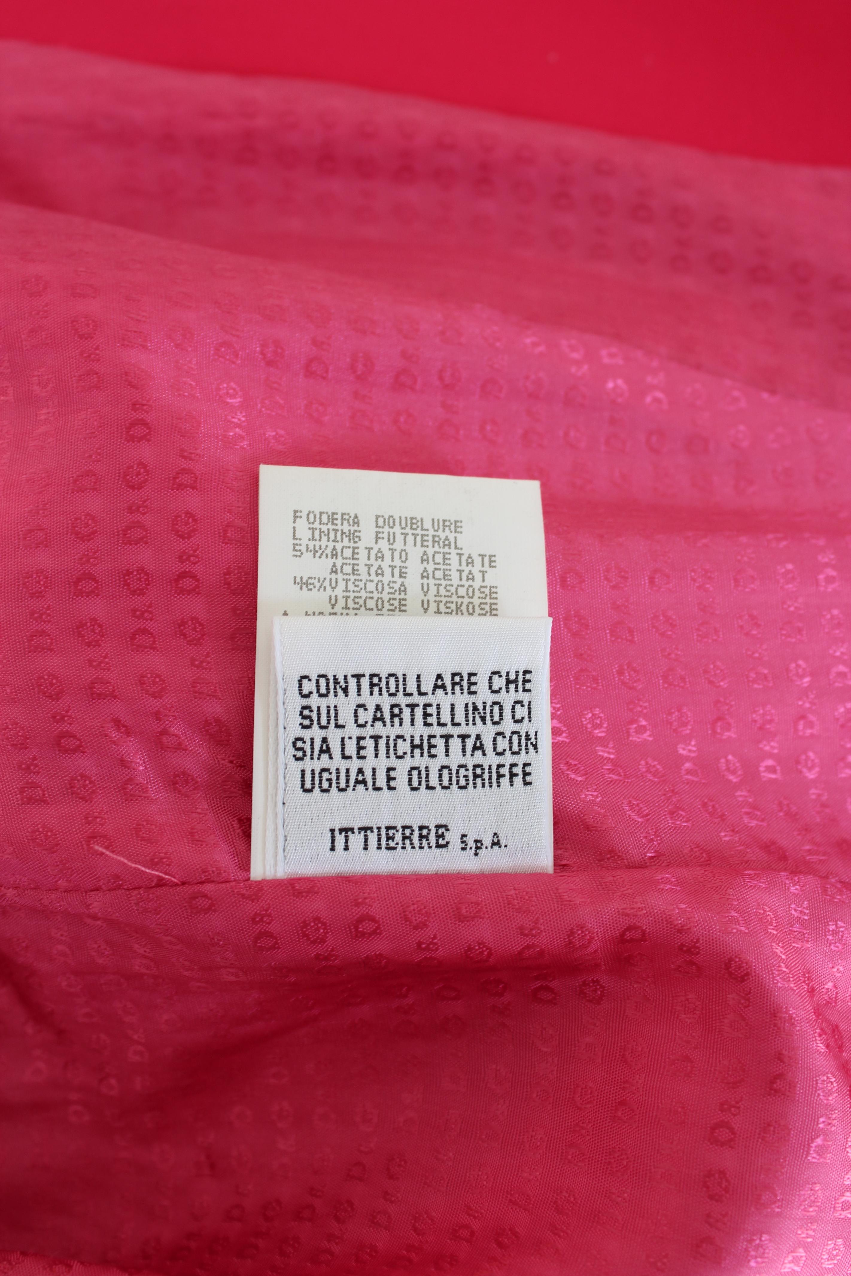 Dolce & Gabbana Fuchsia Slim Fit Jacket 1