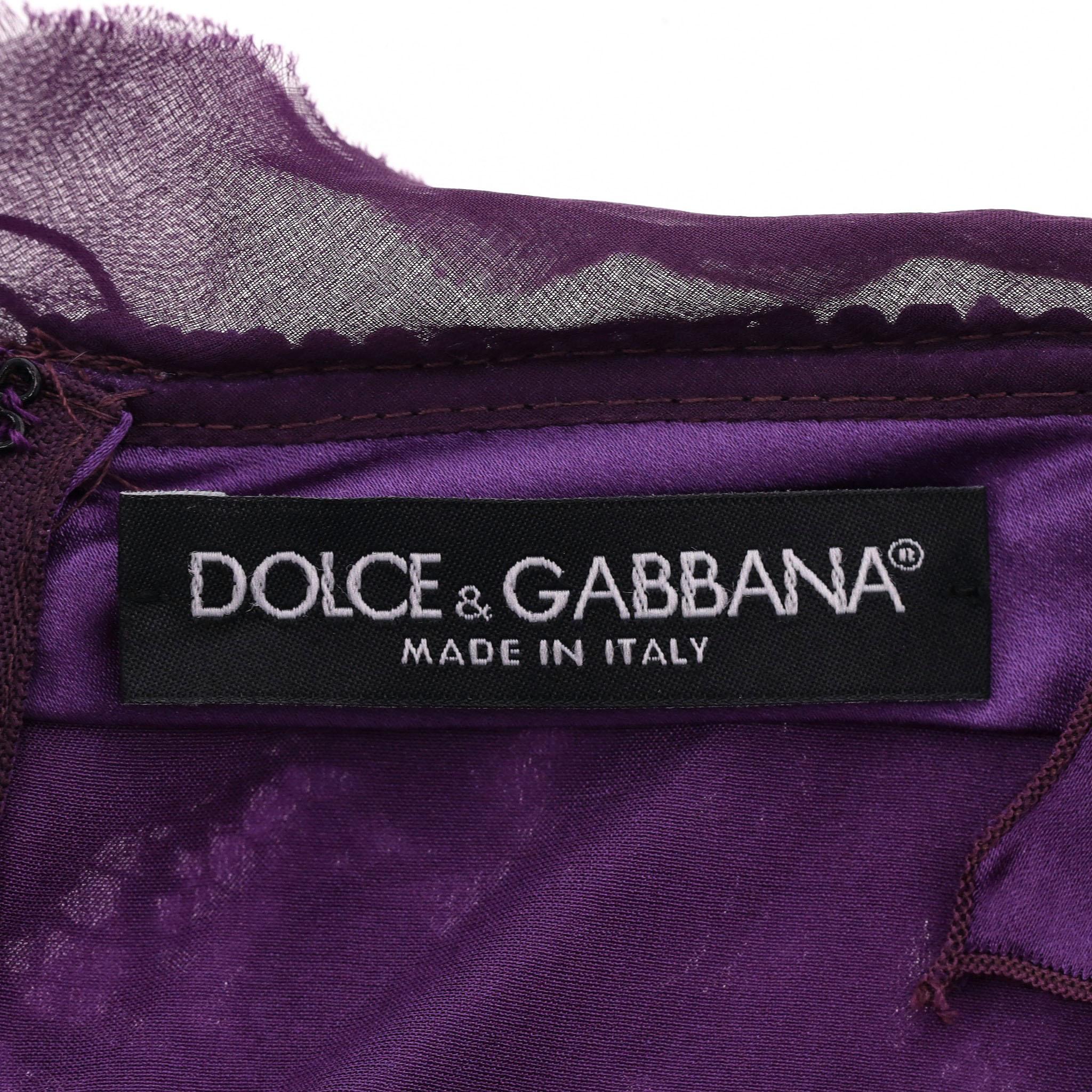Dolce & Gabbana Full Fringe & Lace Dress 1