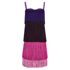 Dolce & Gabbana Full Fringe & Lace Dress