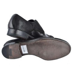 Dolce & Gabbana - Fur and Leather Derby Shoes Brown