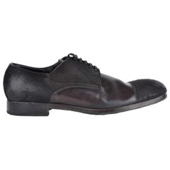 Used Dolce & Gabbana - Fur and Leather Derby Shoes Brown