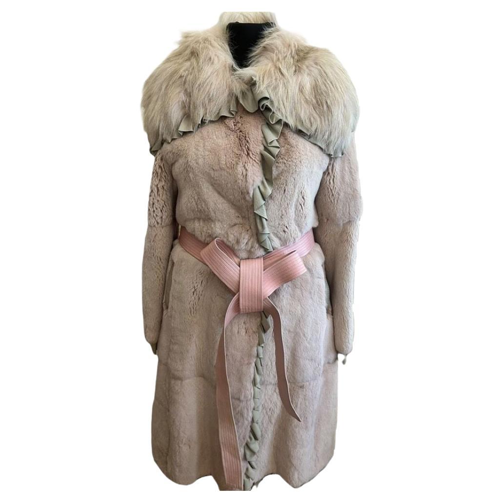 Angora fur coat outlet