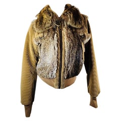 Dolce & Gabbana Fur Bomber Jacket