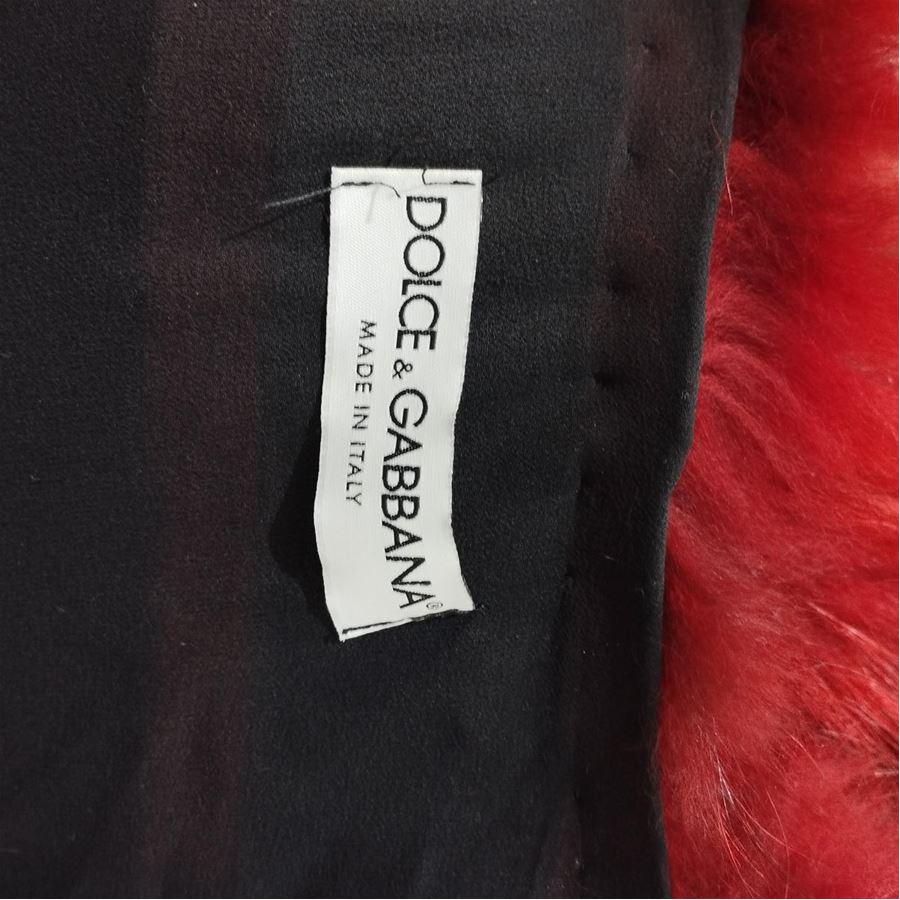 Women's Dolce & Gabbana Fur coat size 42 For Sale
