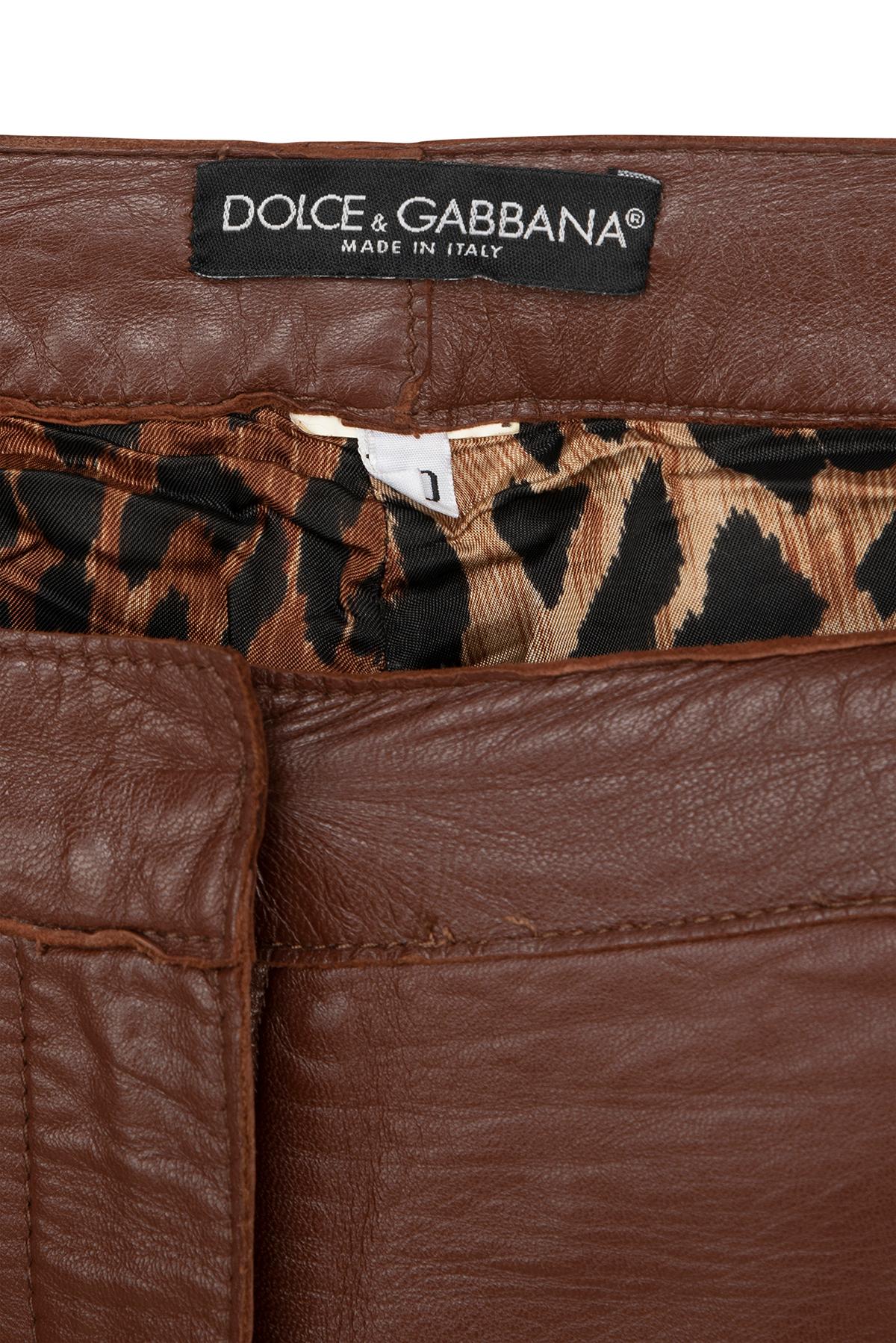 DOLCE & GABBANA FW 01 Pantalon skinny très long, iconique et rare, à l'aspect usé. Excellent état - En vente à Milano, MILANO