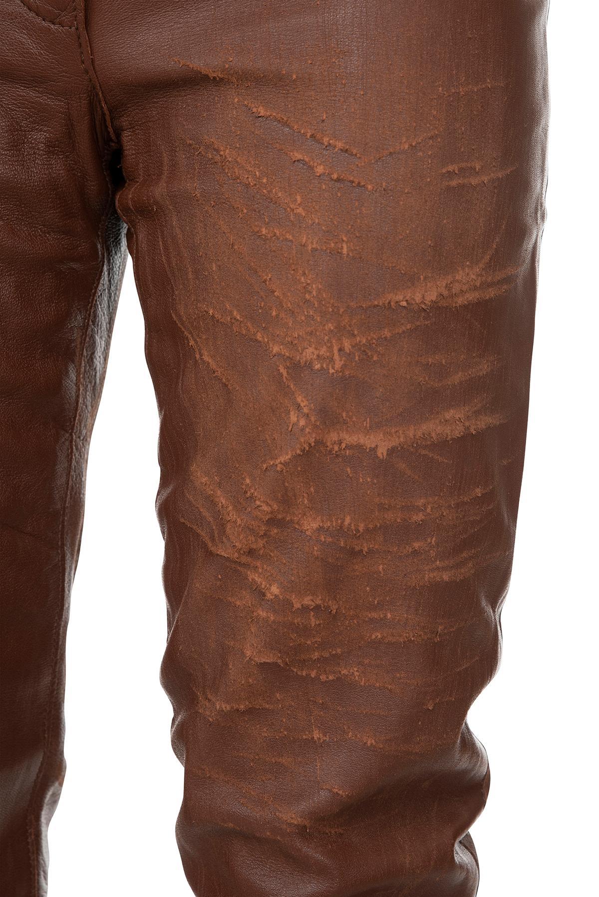 DOLCE & GABBANA FW 01 Pantalon skinny très long, iconique et rare, à l'aspect usé. Unisexe en vente