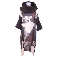 Dolce & Gabbana  FW 2002 2003  silk transparent dress / tunic Runway rare