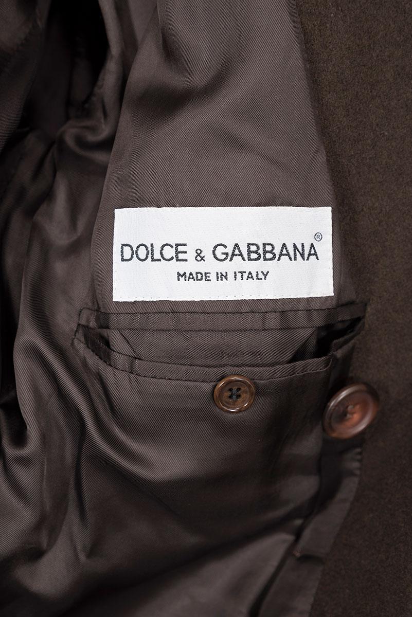 Women's or Men's DOLCE & GABBANA FW 91 Rare and Iconic Military Coat For Sale