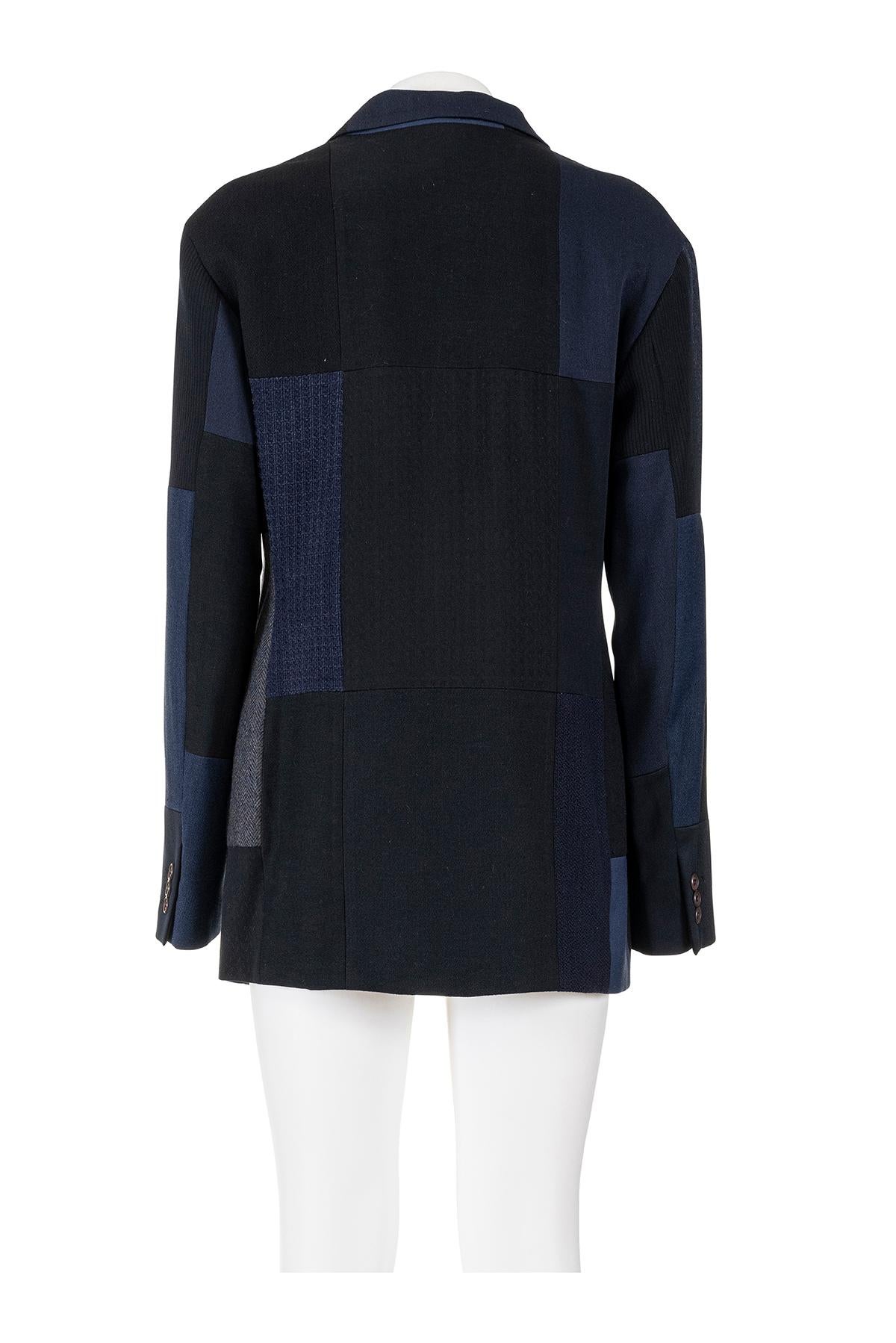 DOLCE & GABBANA FW 92 Iconic Patchwork Blazer In Excellent Condition For Sale In Milano, MILANO