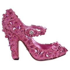 Dolce & Gabbana - Glitter Cinderella Pumps COCO Pink EUR 37