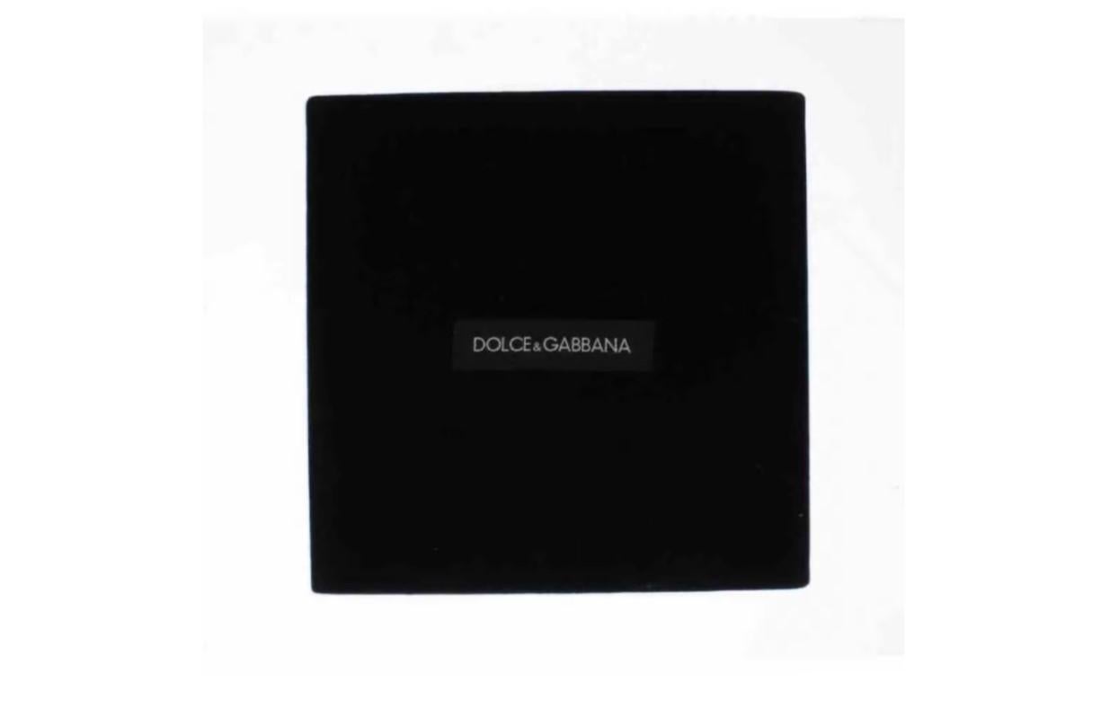Dolce & Gabbana Gold Blue Crystal Brass Moon Star Clip-on Pendant Drop Earrings 4