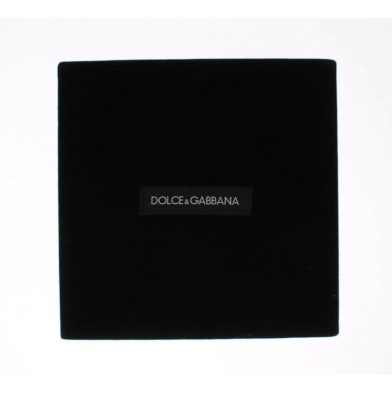 Dolce & Gabbana Gold Brass Glas Crystal Faux Pearl Embellished Brooch main image 0