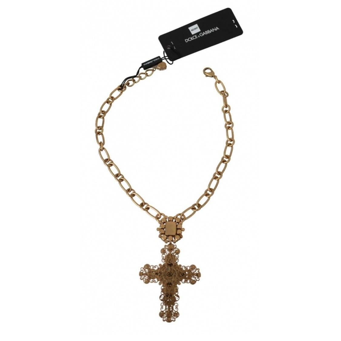 cross necklace dolce and gabbana