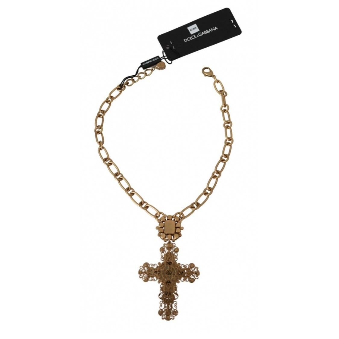 dolce and gabbana cross necklace
