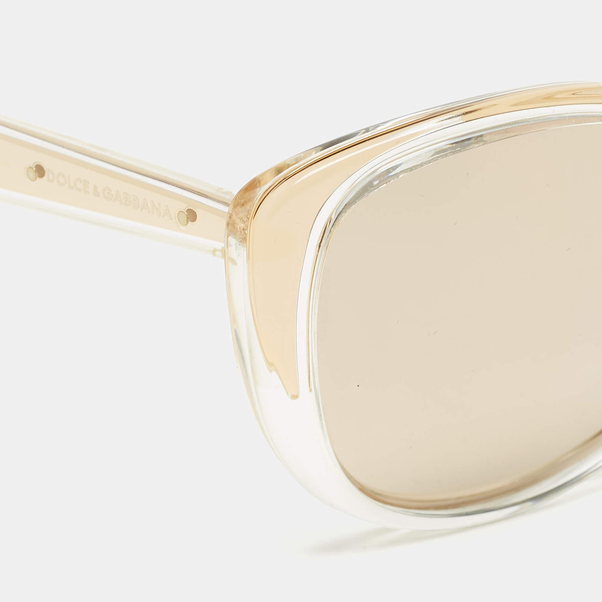Dolce & Gabbana Gold Edition 18K DG6075-K Cat Eye Sunglasses In Good Condition In Dubai, Al Qouz 2