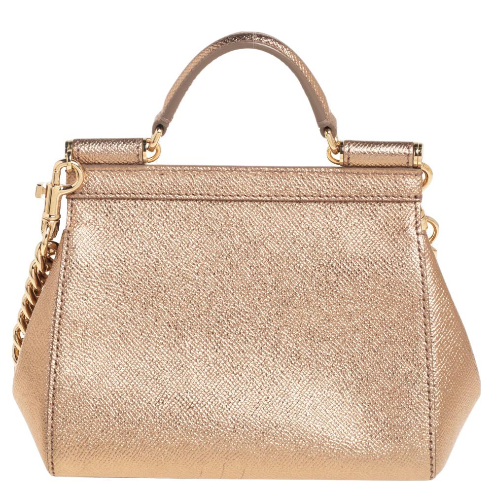 d&g gold bag