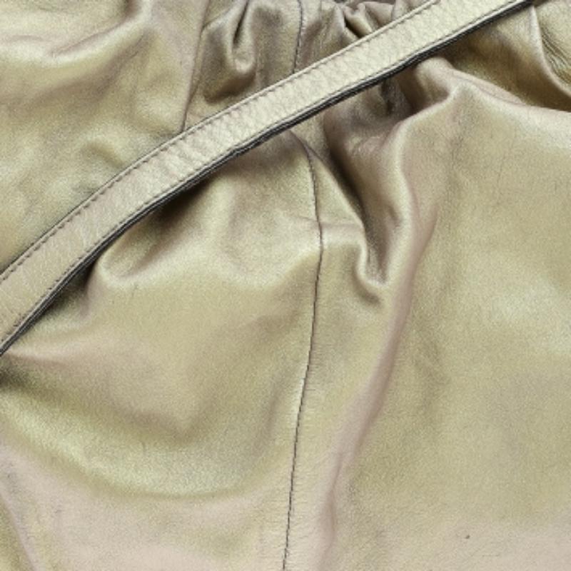 Dolce & Gabbana Gold Leather Miss Night And Day Hobo 5