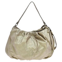Dolce & Gabbana Gold Leather Miss Night And Day Hobo