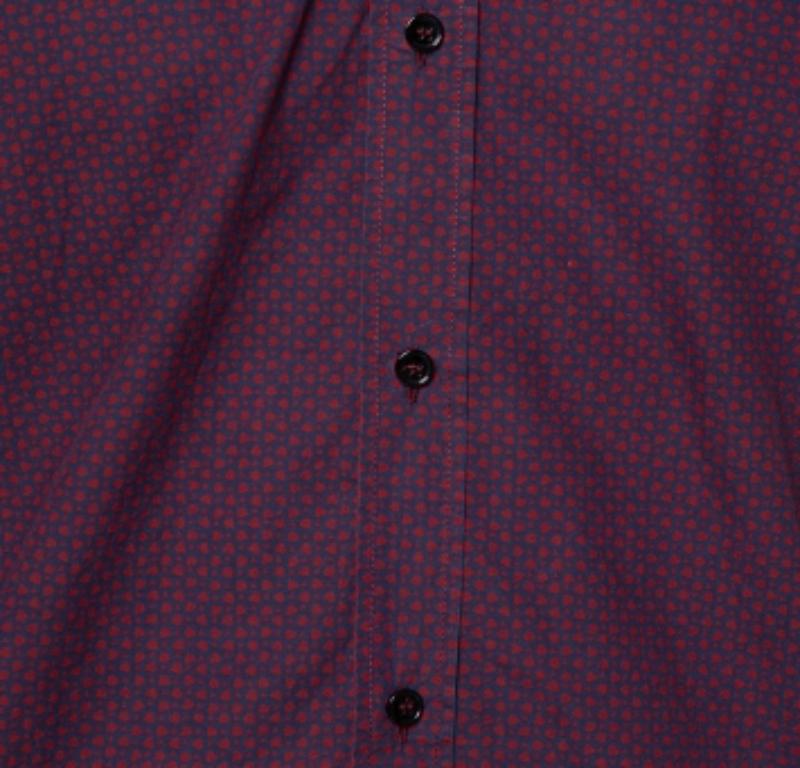 Black Dolce & Gabbana Gold Navy Printed Cotton Button Down Shirt XL For Sale
