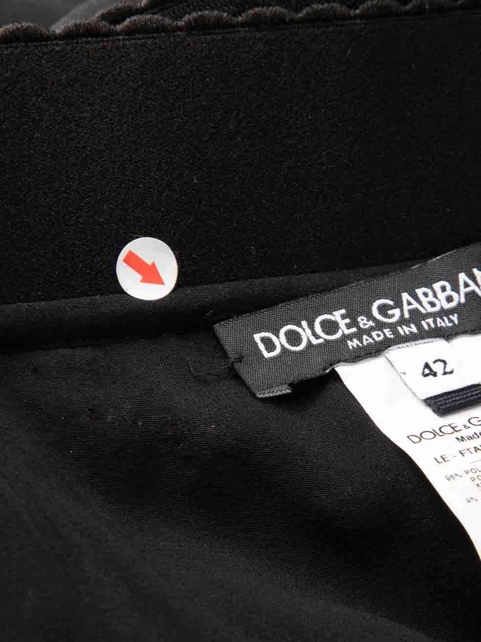 Dolce & Gabbana Gold Sequin Leopard Trouser Suit Size M For Sale 2