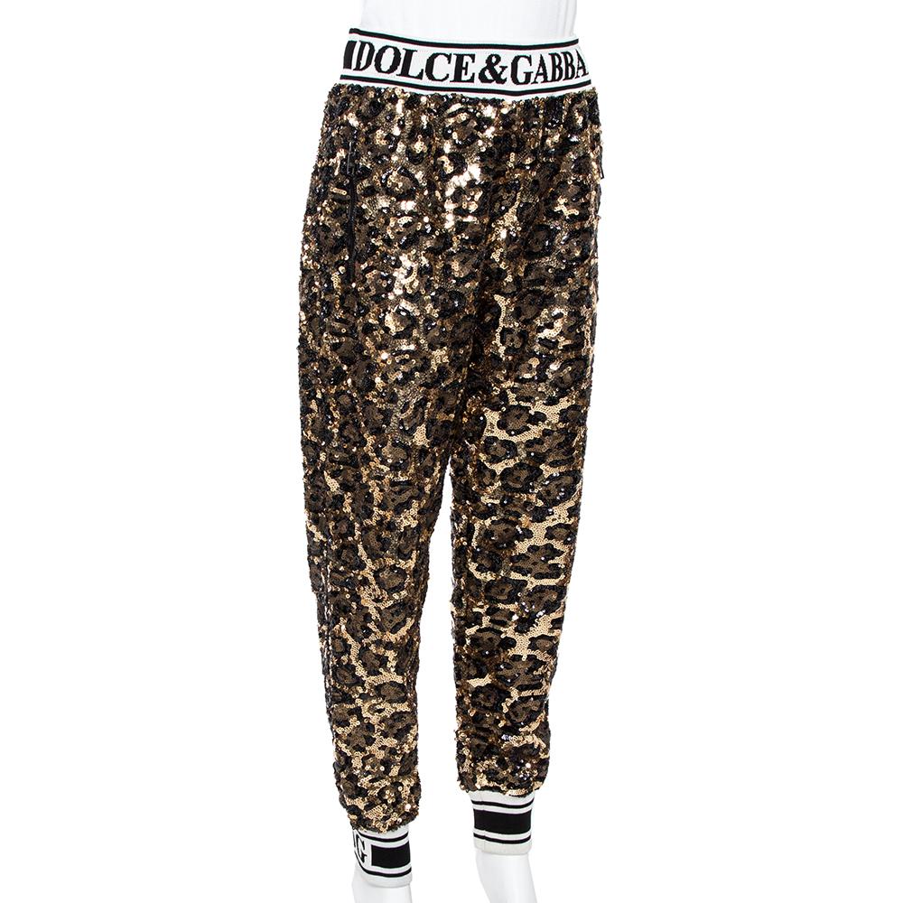 dolce and gabbana sequin pants