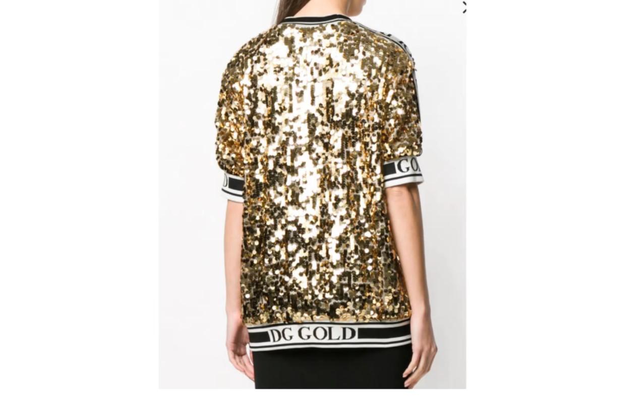 gold sequin tracksuit