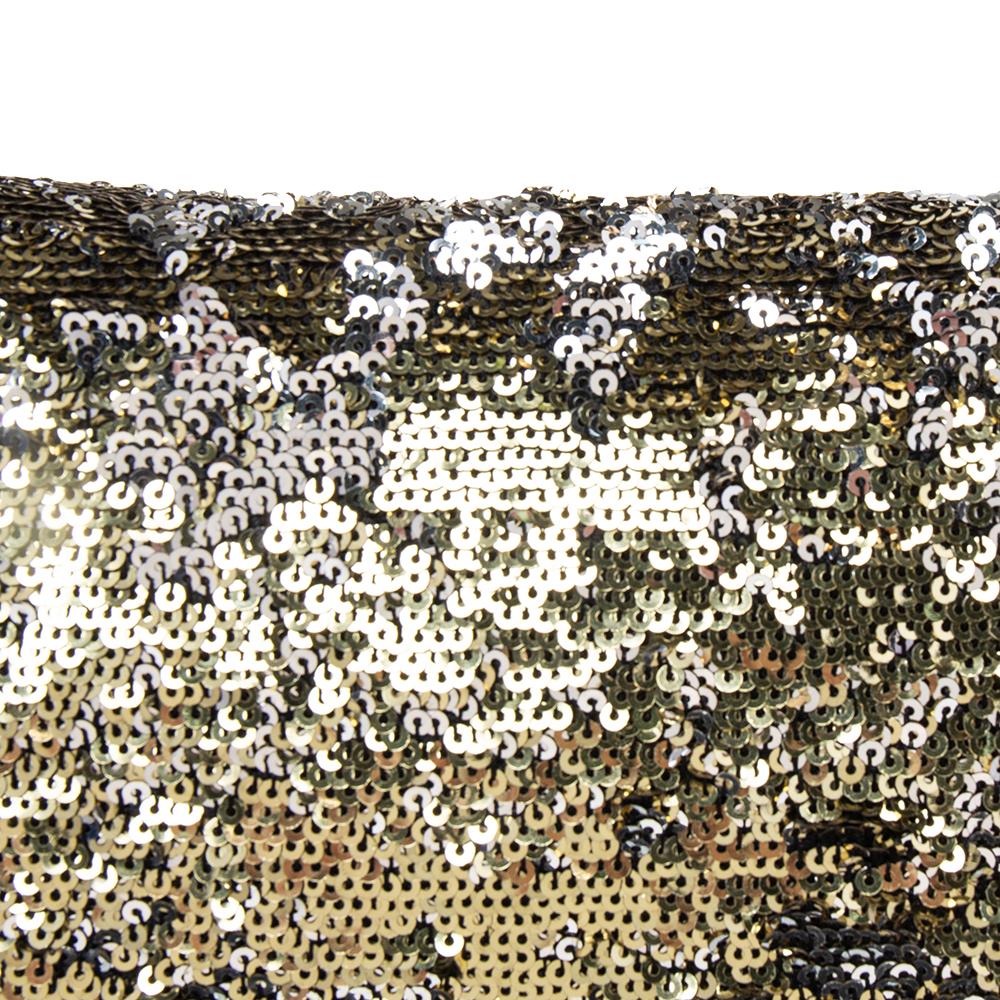 Dolce & Gabbana Gold/Silver Sequins Miss Charles Shoulder Bag 1