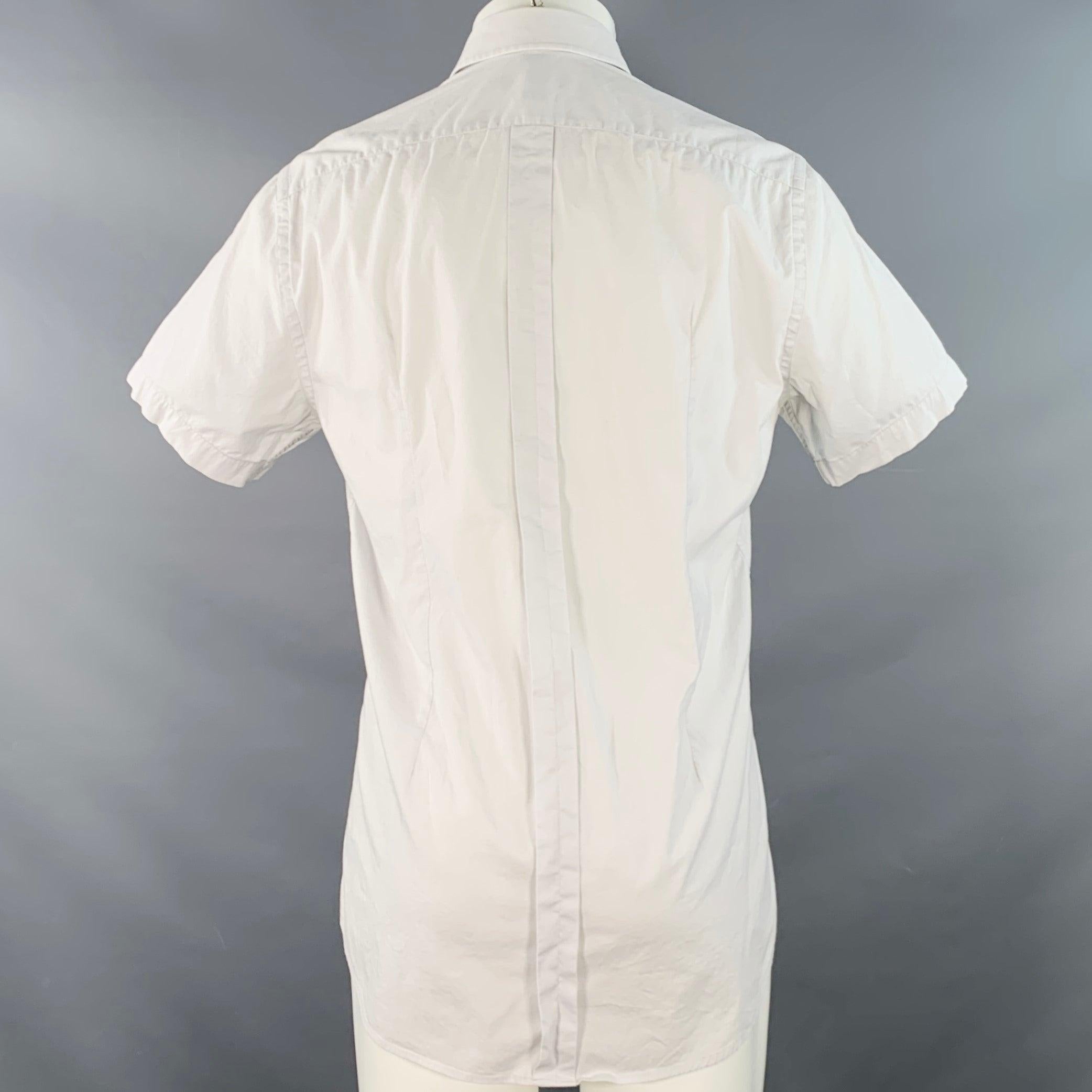 Or DOLCE & Gabbana GOLD Taille M Chemise grise à col pointu et manches courtes en vente