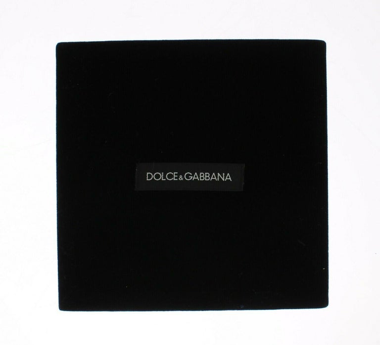 Dolce & Gabbana Gold Tone Sterling Silver 925 Crystals Ring