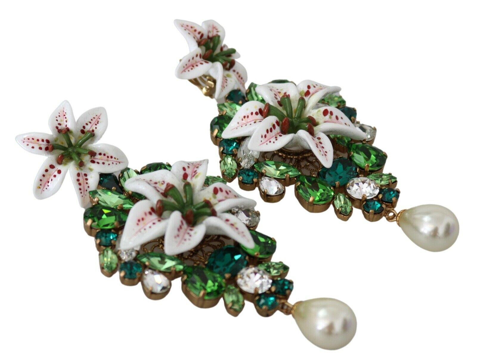 dolce gabbana clip on earrings