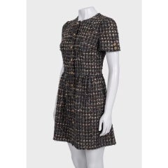Dolce & Gabbana Gray Tweed Dress - Size40/ S