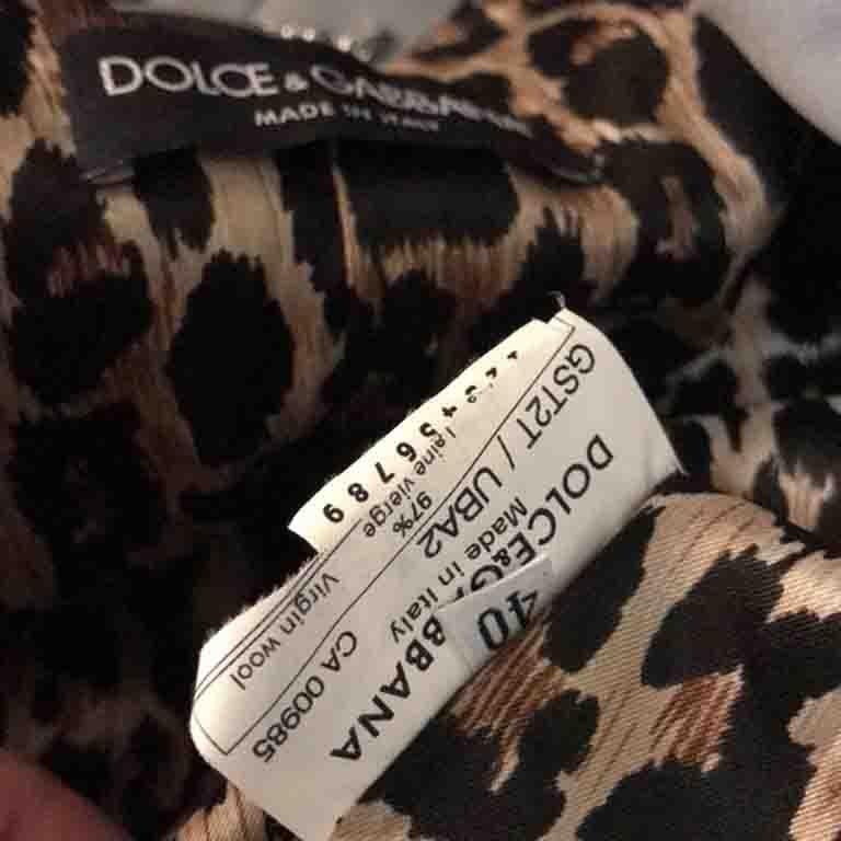Dolce & Gabbana Gray Wool Gabardine Blazer  For Sale 2
