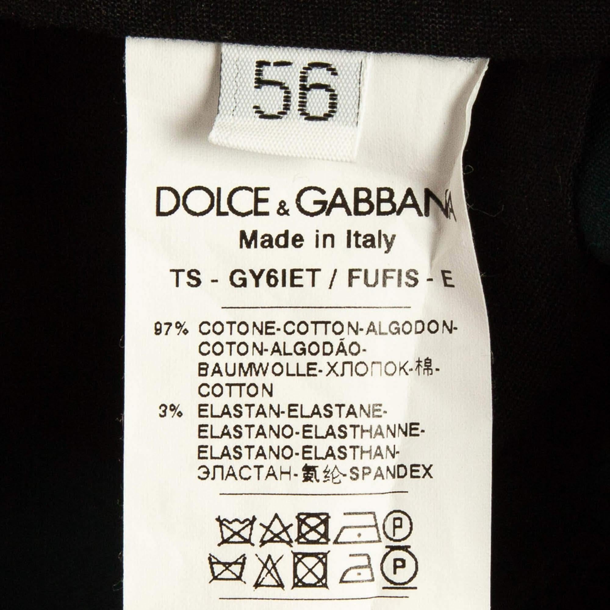 Pantalon de tailleur Dolce & Gabbana en coton vert XXXL Pour hommes en vente