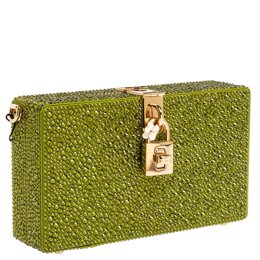 dolce and gabbana green bag